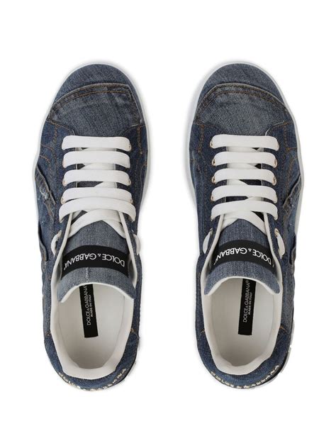 dolce gabbana shoes logo|dolce and gabbana denim shoes.